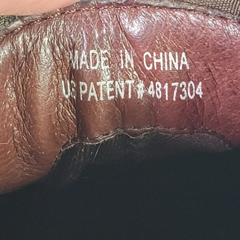 Cole Haan County Retro Air Cushioned Leather Mules Burgandy Minimalist Size 7.5B - Picture 9 of 9